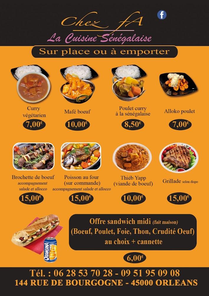 CHEZ FA - Menu Image 2